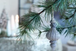 Adorno navideño Norille 12 cm, Mörkgrå