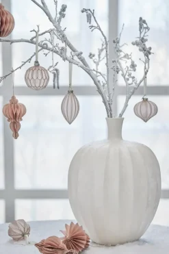 Adorno navideño Pappia 13 cm, Rosa