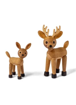 Adorno Spot ciervo baby, Roble-arce