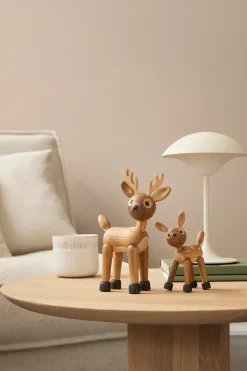Adorno Spot ciervo baby, Roble-arce
