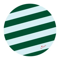 Alfombra para árbol de Navidad Love Ø100 cm, Verde-azul claro