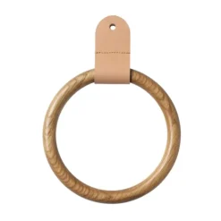 Anillo para bufanda Q4 Allé Scarf ring, Oak nature lacquered