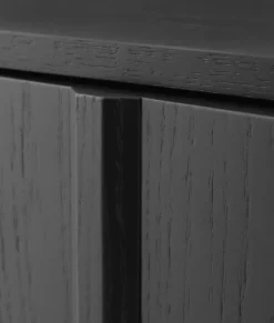 Aparador bajo Rib, Soft Black