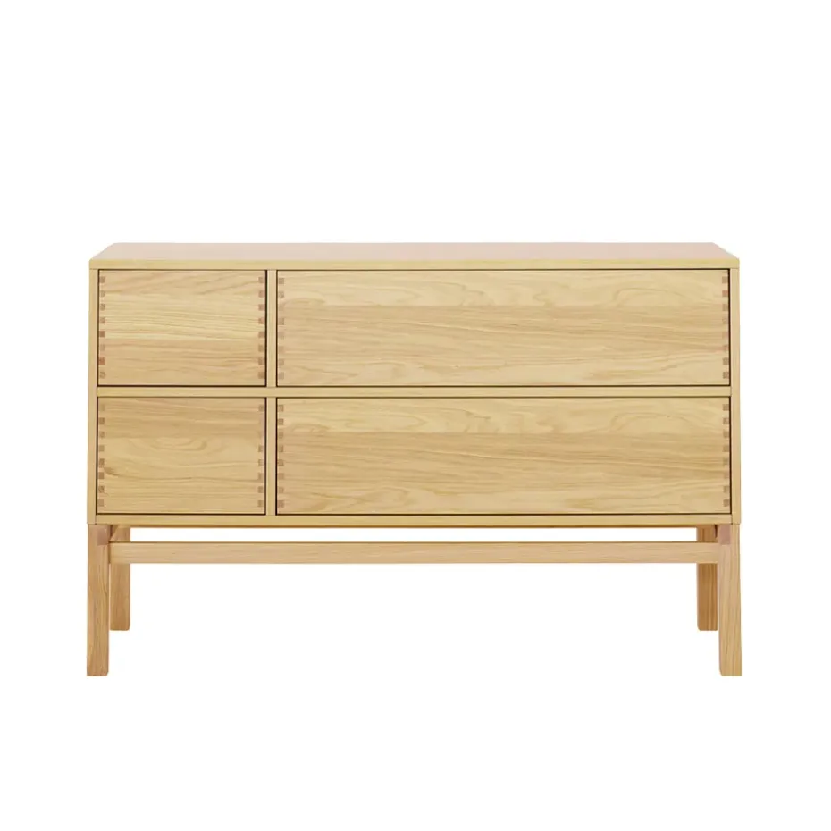 Aparador Hylte 115,5x73 cm, Roble