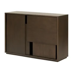 Aparador Layer, Roble oscuro, 120×82 cm