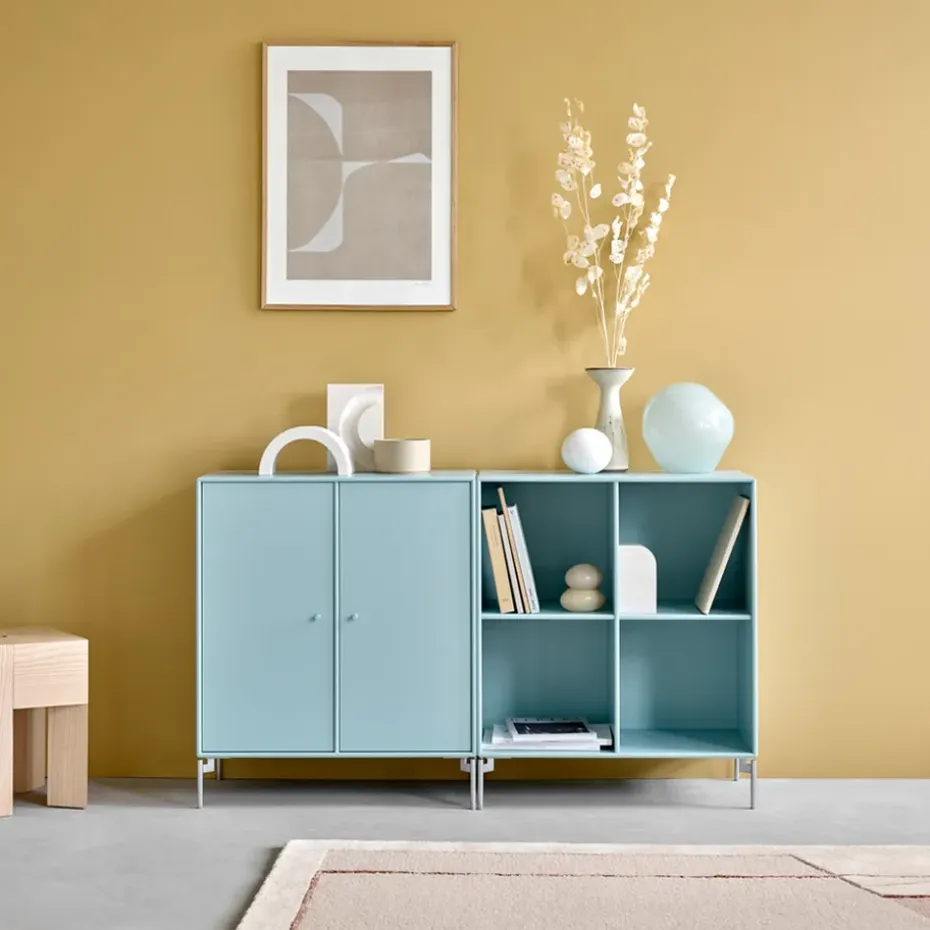 Aparador Pair, Flint 148, patas de cromo