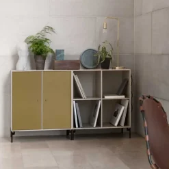 Aparador Pair, New white 101, patas lacadas en blanco