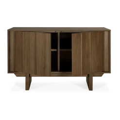 Aparador Pillar, Wild brown teak, 119 cm