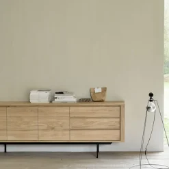 Aparador Shadow, Aceite Ek-Wax 1 puerta 3 cajones