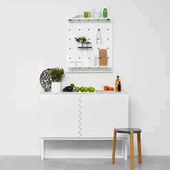 Aparador Story, Azul medianoche, base azul