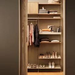 Armario con puerta abatible String, Roble, 78x30 cm