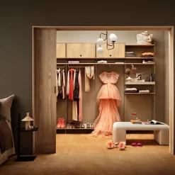 Armario con puerta abatible String, Roble, 78x30 cm