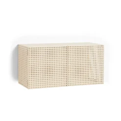Armario de pared Perforated Cabinet smalll, Eggshell