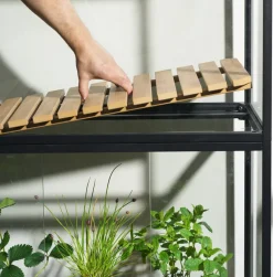 Armario para plantas Grower Greens, Negro, 81x137 cm