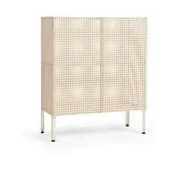 Armario Perforated Cabinet medium, Eggshell