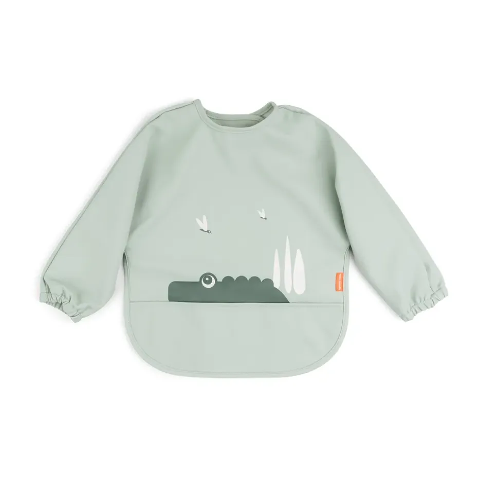 Babero con mangas Croco, Green