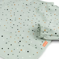 Babero con mangas Happy Dots, Green