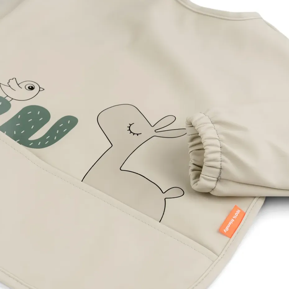 Babero con mangas Lalee, Sand