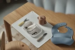 Babero de silicona Silly, 2-pack, Green-blue