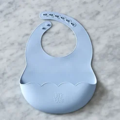 Babero Poppy, Pale blue