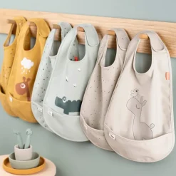 Baberos con velcro Elphee 2-pack, Blue