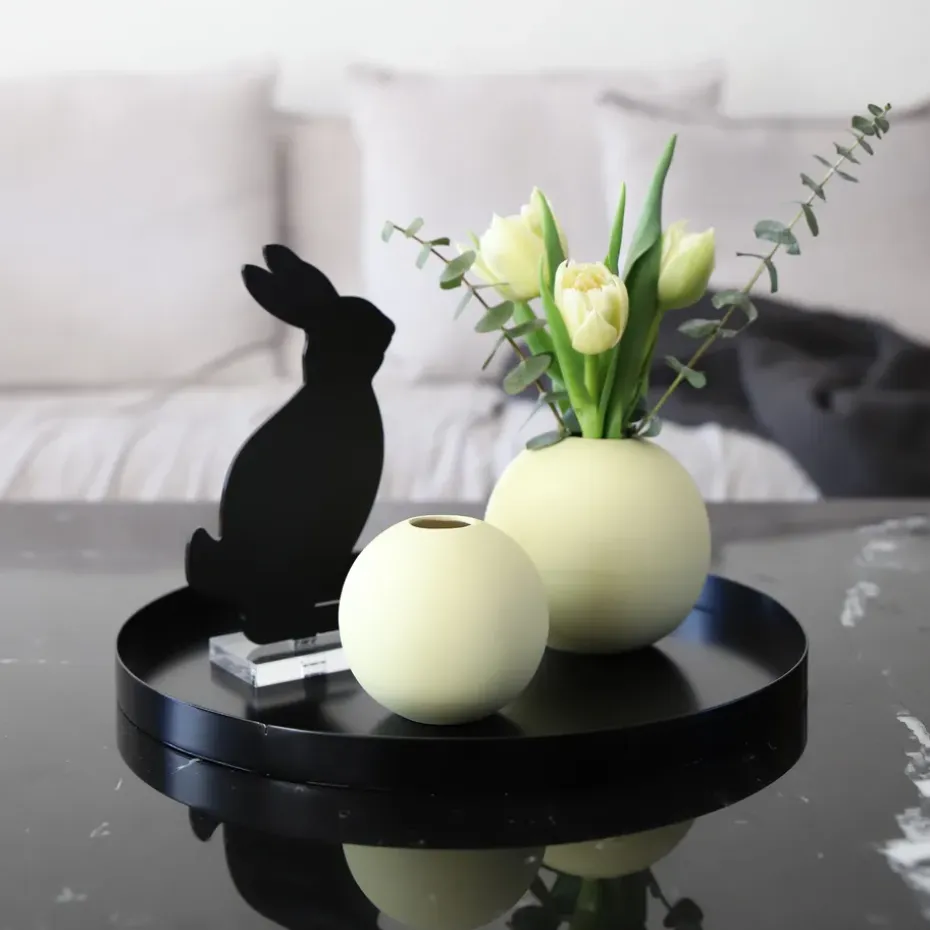 Bandeja Cooee redonda, 30 cm, negro