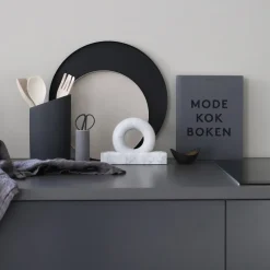 Bandeja Cooee redonda, 40 cm, negro