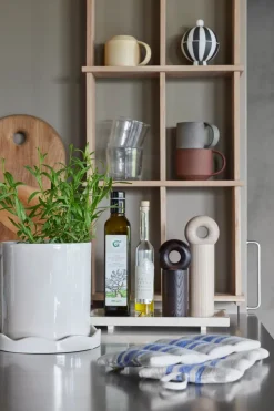 Bandeja de mármol Savi 14x30 cm, Beige