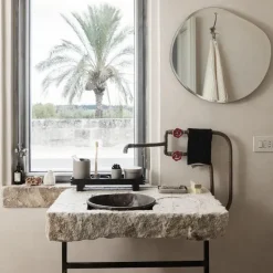 Bandeja decorativa Bon pequeña, Beige-negro