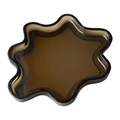 Bandeja decorativa Filter, Brown, Ø22×2 cm