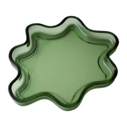 Bandeja decorativa Filter, Green, Ø22×2 cm