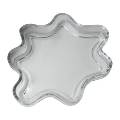 Bandeja decorativa Filter, Transparente, Ø22 × 2 cm