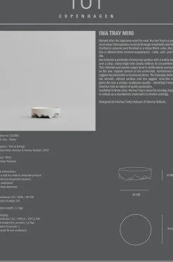 Bandeja decorativa Iwa, Abedul, Ø20