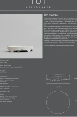 Bandeja decorativa Iwa, Abedul, Ø43