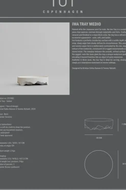 Bandeja decorativa Iwa, Abedul, Ø30