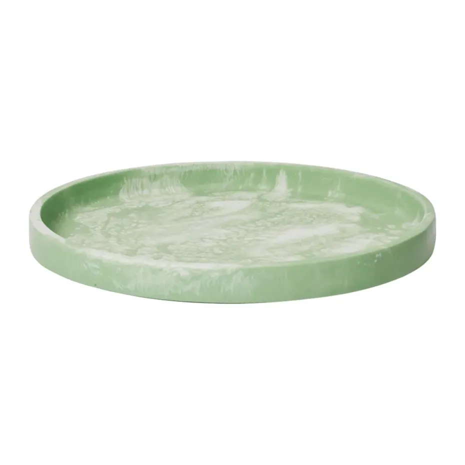 Bandeja decorativa Mist Ø30 cm, Seafoam