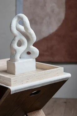 Bandeja decorativa Travertine 30x40 cm, Linen