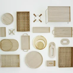 Bandeja Fionia 32x48 cm, roble