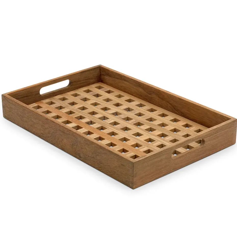 Bandeja Fionia 32x48 cm, teca