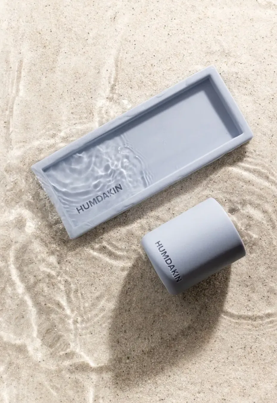 Bandeja Humdakin arenisca ligera 10x25 cm, Blue glass