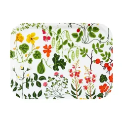 Bandeja Leksand, blanco, 20x27 cm