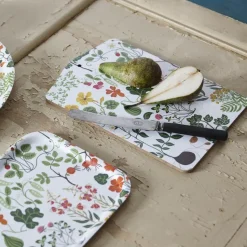 Bandeja Leksand, blanco, 20x27 cm