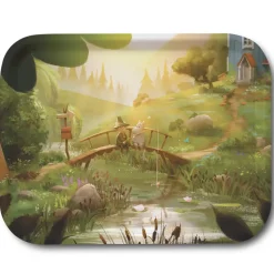 Bandeja Moomin TV-Series 27x20 cm, Moomin & Snufkin bridge