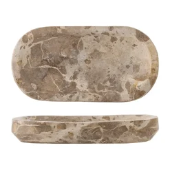 Bandeja mármol Shao 24,5x12,5 cm, Natural