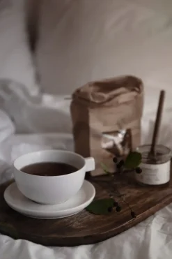 Bandeja ovalada Ernst 25x40 cm, marrón