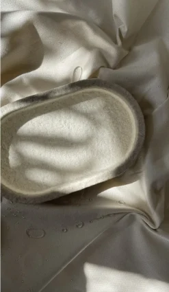 Bandeja ovalada Humdakin Sandstone 15x25 cm, Natural