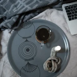 Bandeja Picknick Elements cebolla Ø38, gris oscuro