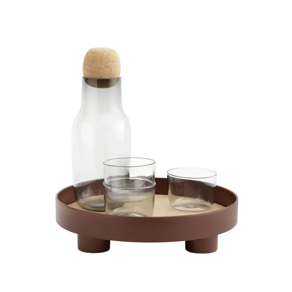 Bandeja Platform, rojo oscuro