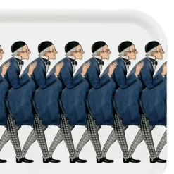 Bandeja rectangular Uncle Blue, 20 x 27 cm