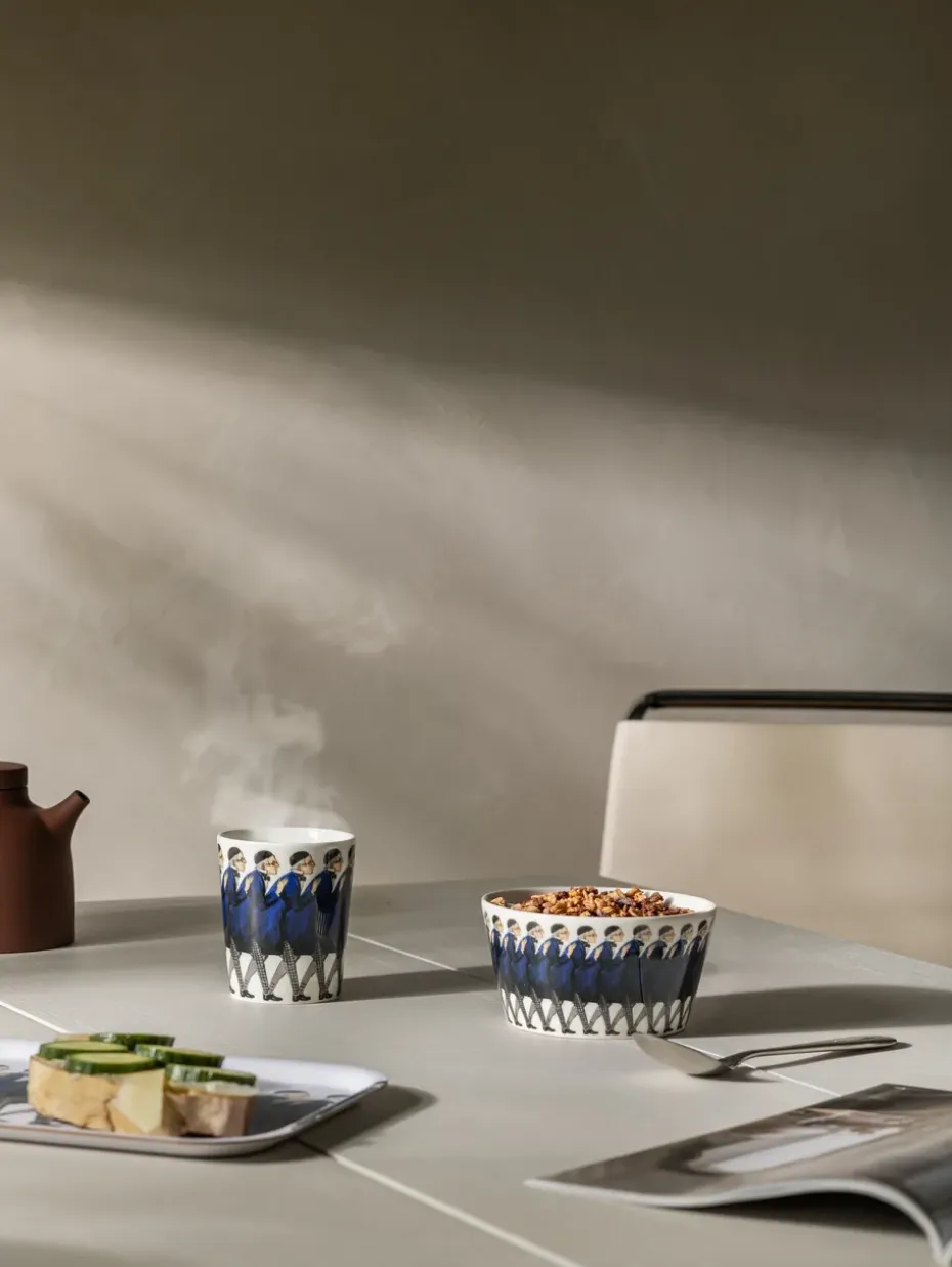 Bandeja rectangular Uncle Blue, 20 x 27 cm